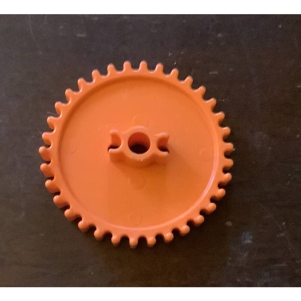 1 Knex Orange Gear 2-1/4" - K'nex Rare Standard K'nex Stem Education Part